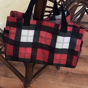 Thirty-one Bags Plaid Tote Bag